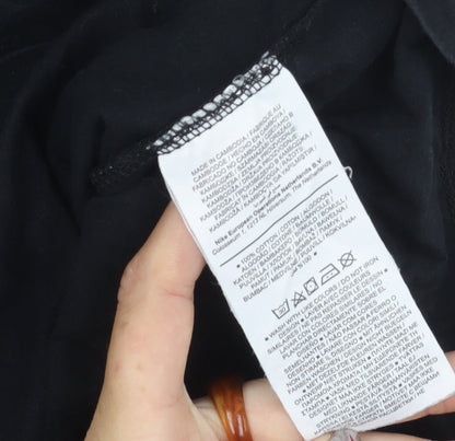 Jordan Mens Black Graphic Logo T-Shirt M Short Sleeve Cotton Sportswear