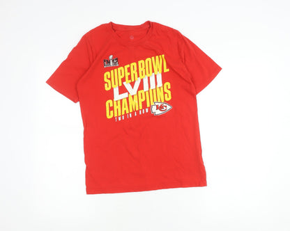 NFL Boys Red 14-16 Years Super Bowl LVIII Champions T-Shirt
