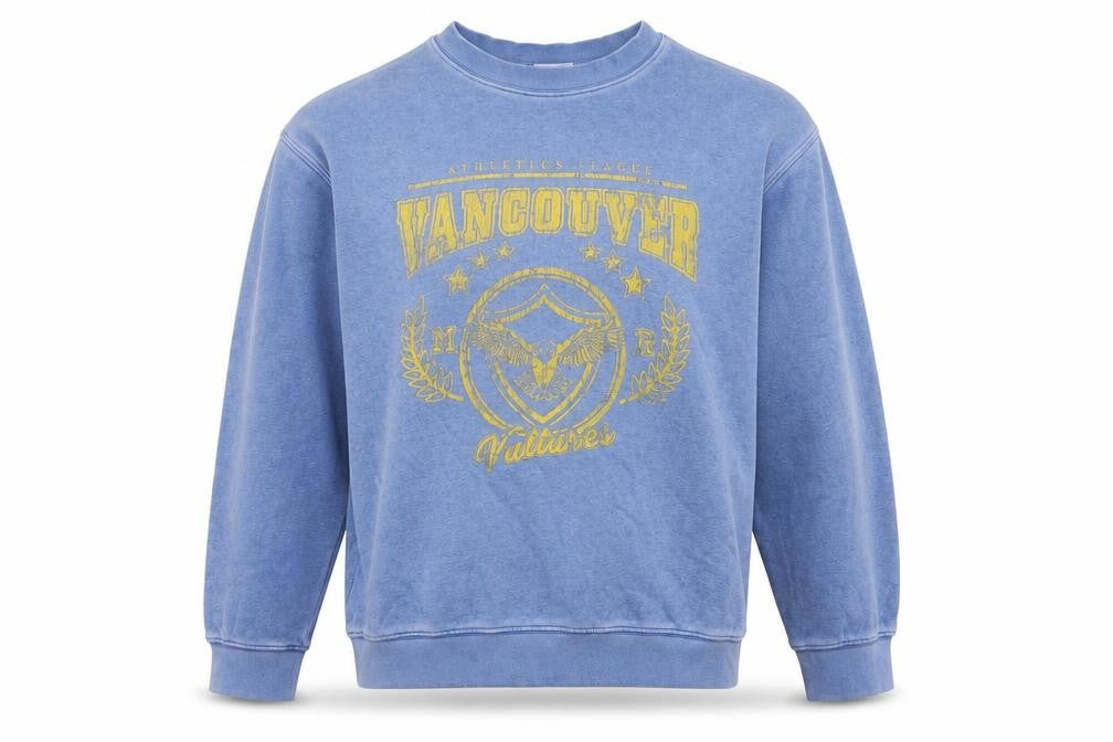 Womens UK Size S H&M Blue Pullover Sweatshirt