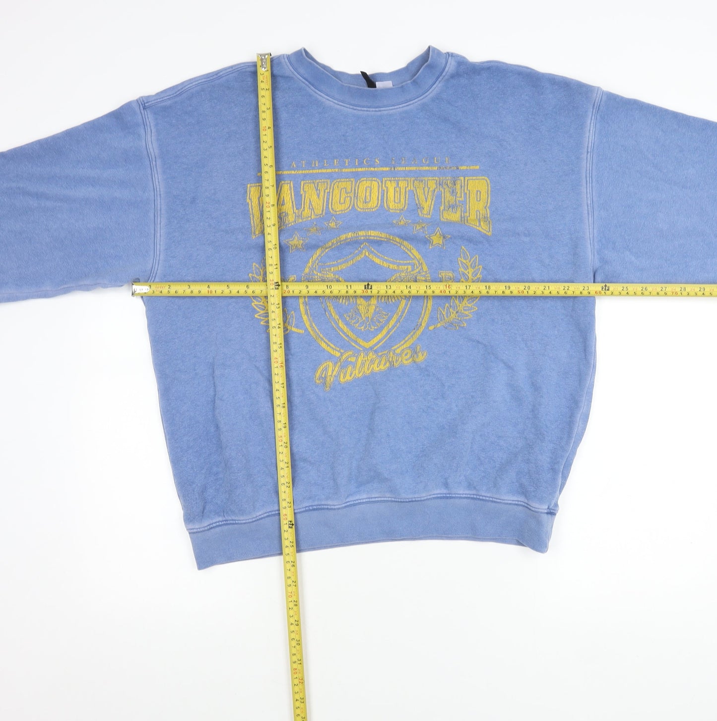 H&M Divided Womens Blue Graphic Print Sweatshirt Size S