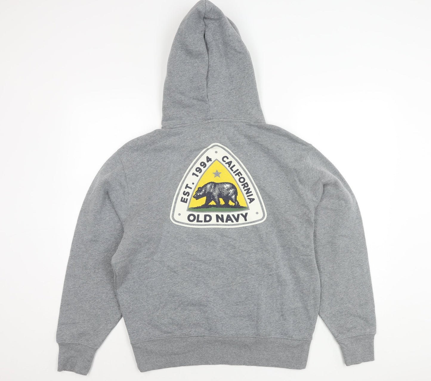 Mens UK Size S Old Navy Grey Pullover Hoodie