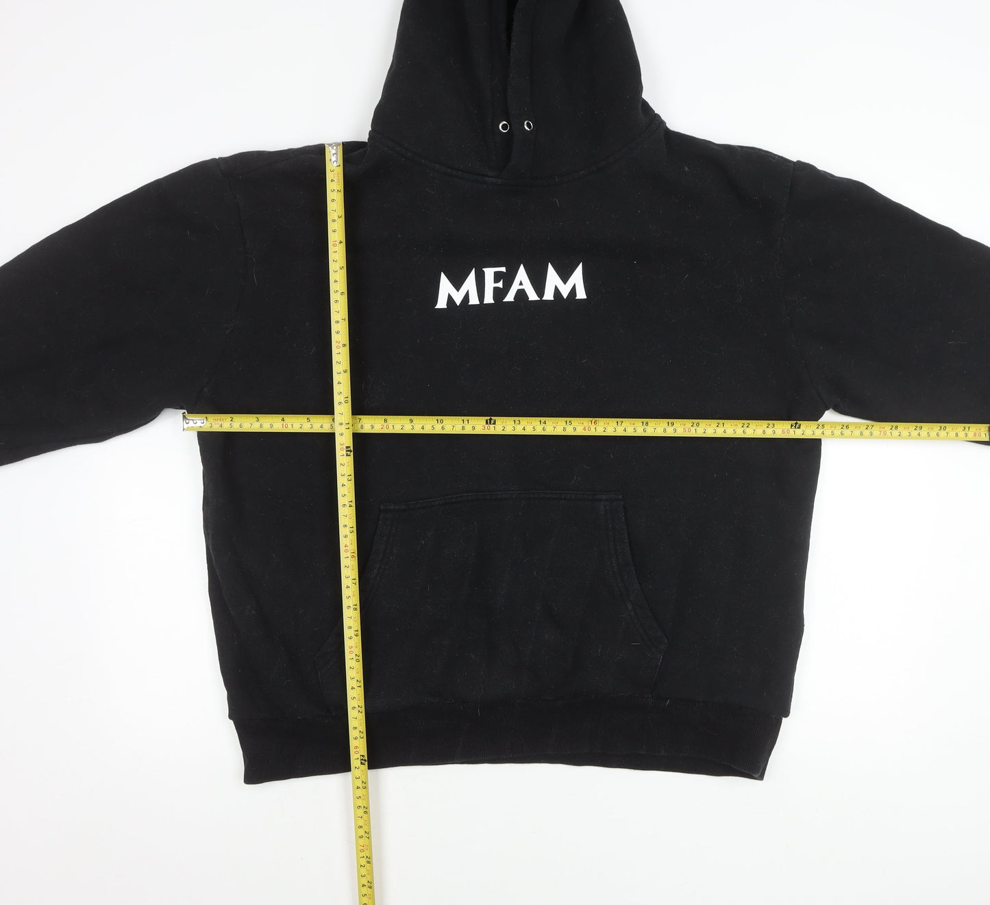 H4X Mens Black XL Pullover Hoodie MFAM Spartan Logo Graphic