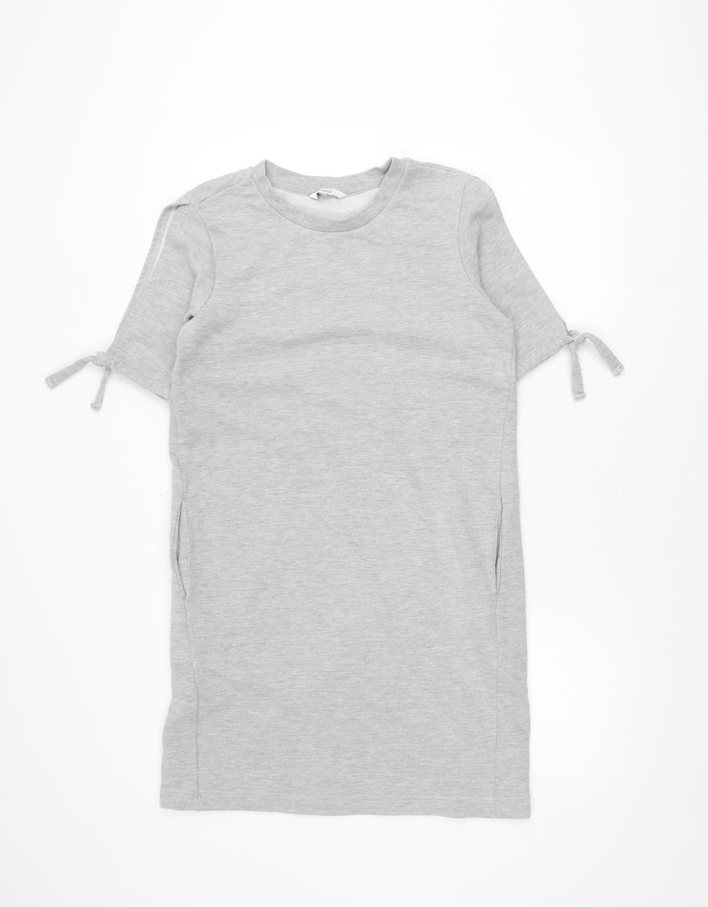 Womens UK Size 10 NEXT Grey Tunic Jumper