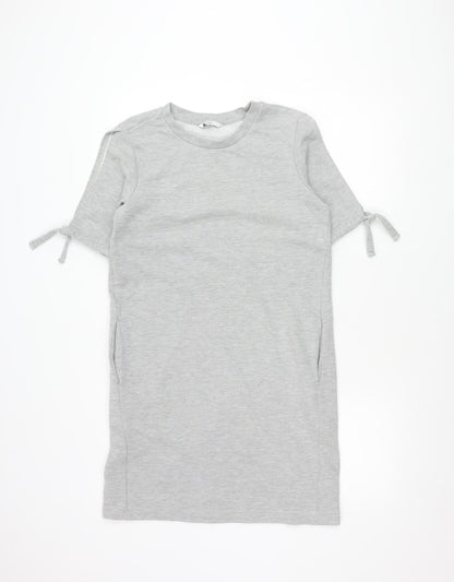 Womens UK Size 10 NEXT Grey Tunic Jumper