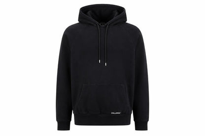 Unisex Adults UK Size M COLLUSION Black Pullover Hoodie