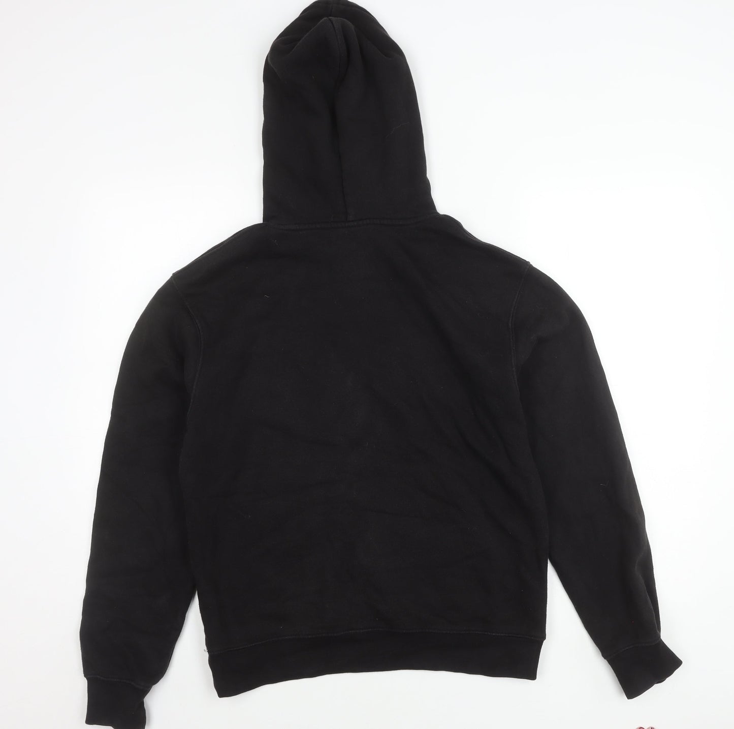 Russell Unisex Black Pullover Hoodie S University Bee Logo
