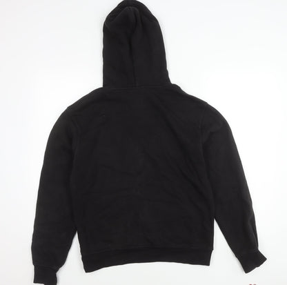 Russell Unisex Black Pullover Hoodie S University Bee Logo