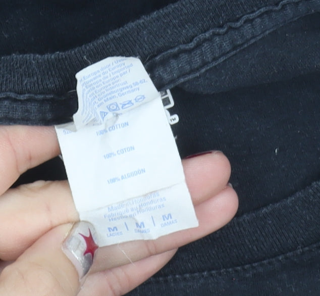 Port & Company Men’s Black Star Wars Obi-Wan Kenobi T-Shirt M