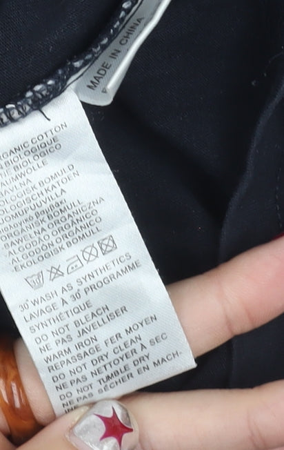 Paul Smith Men’s Black Graphic Print Cotton T-Shirt Size L