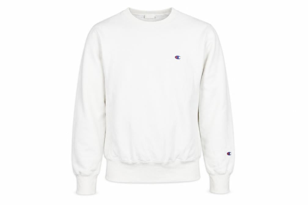 Mens UK Size S Champion White Pullover Sweatshirt