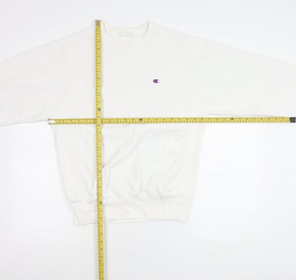 Mens UK Size S Champion White Pullover Sweatshirt