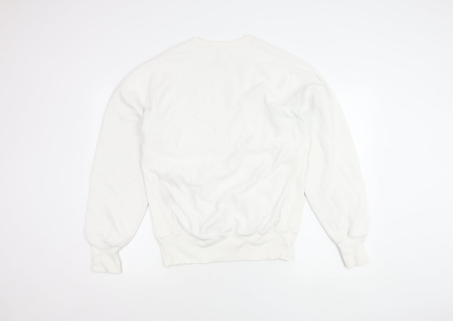 Mens UK Size S Champion White Pullover Sweatshirt