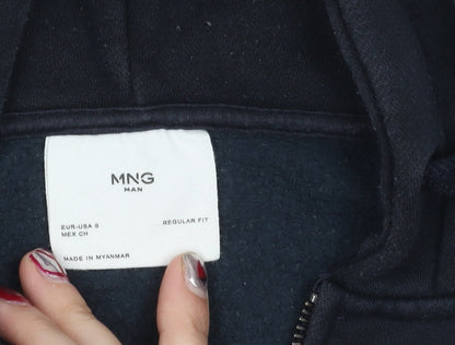 Womens UK Size 8 MNG Black Basic Jacket