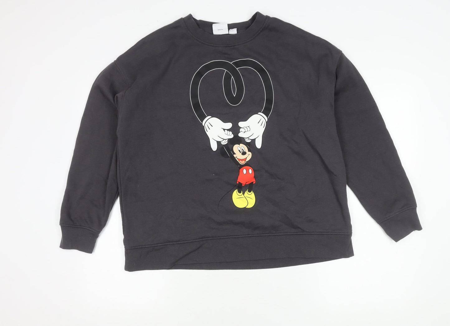 Womens UK Size L Disney Black Pullover Sweatshirt