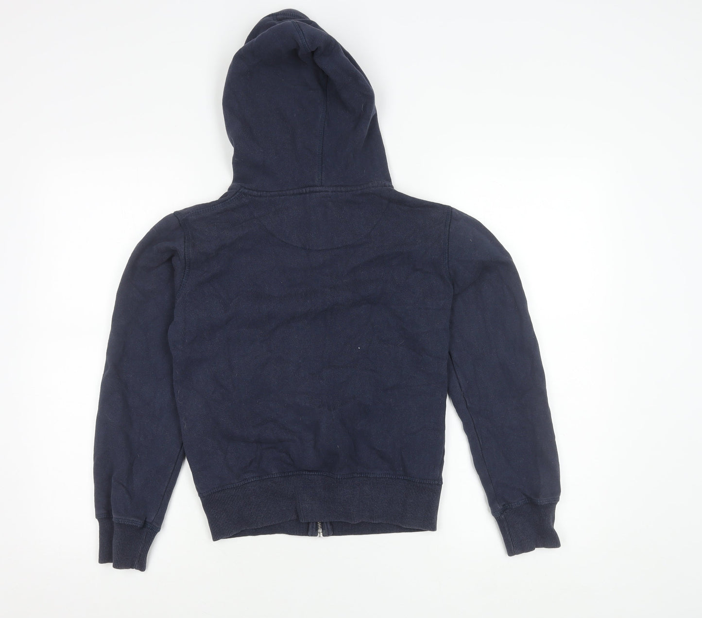 Trespass Boys Blue XXS Full Zip Hooded Jacket Hoodie Cotton Blend