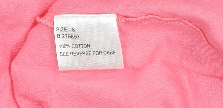 Womens UK Size 8 Therapy A-Line Cotton Skirt