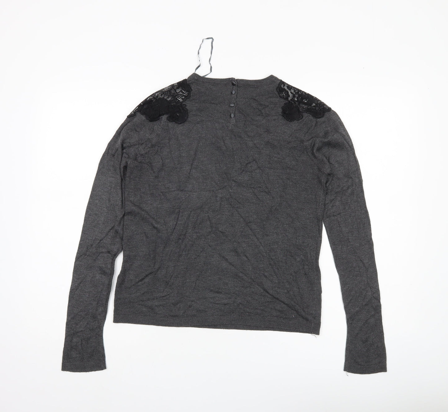 Womens UK Size 14 Zara Grey Pullover Jumper