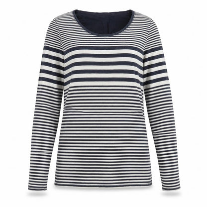 Womens UK Size 8 FatFace Blue Basic T-Shirt