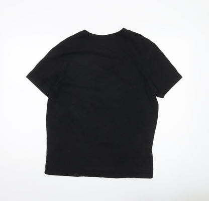 Mens UK Size M HUGO BOSS Black  T-Shirt