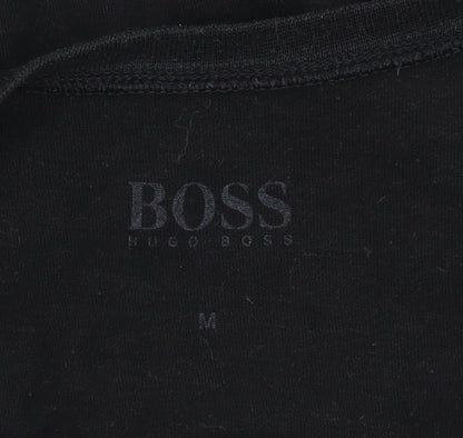 Mens UK Size M HUGO BOSS Black  T-Shirt