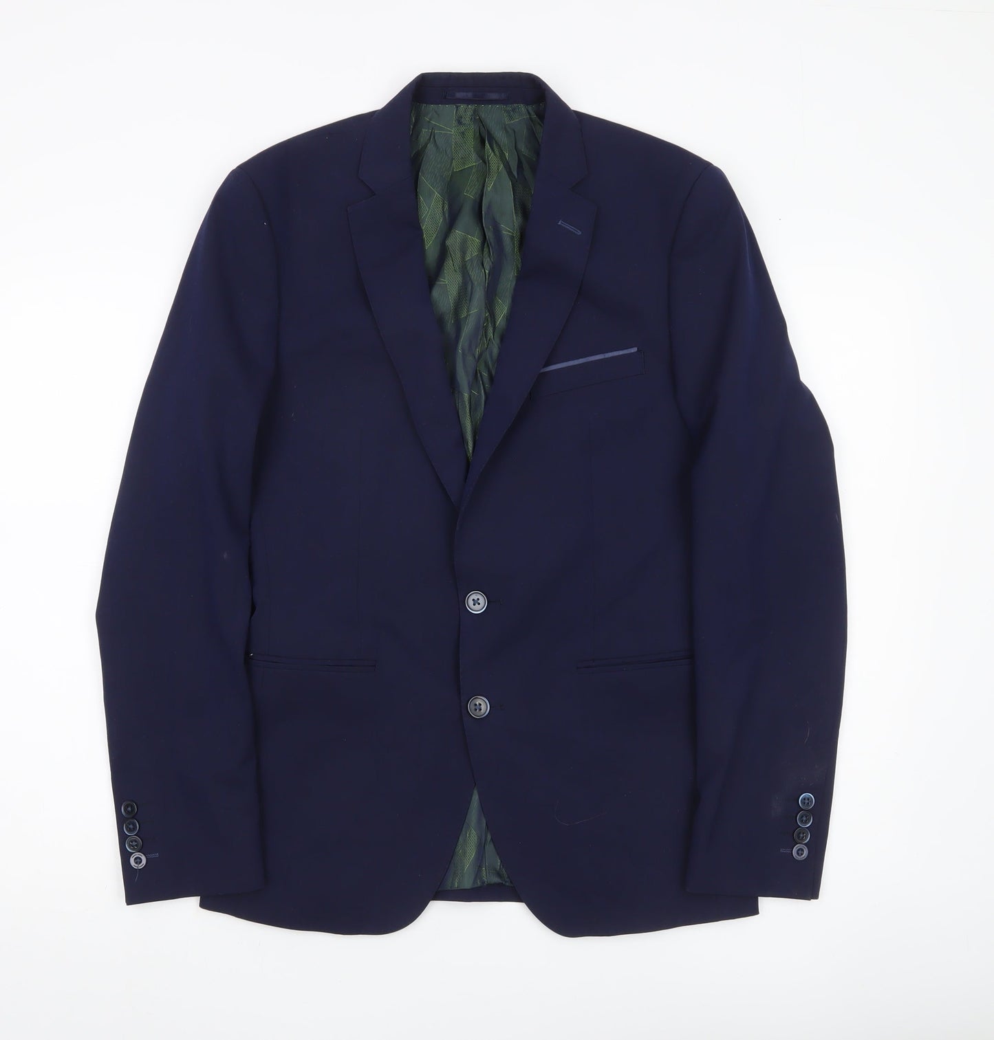 Mens UK Size 36 Remus Uomo Regular Blue Suit Jacket