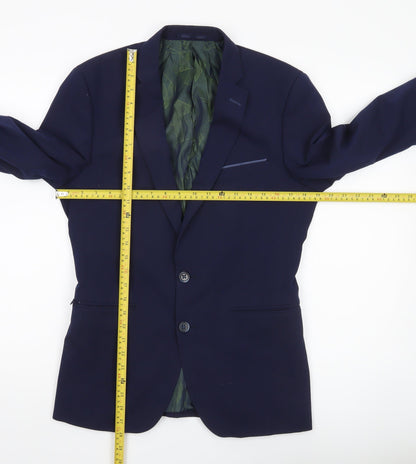 Mens UK Size 36 Remus Uomo Regular Blue Suit Jacket