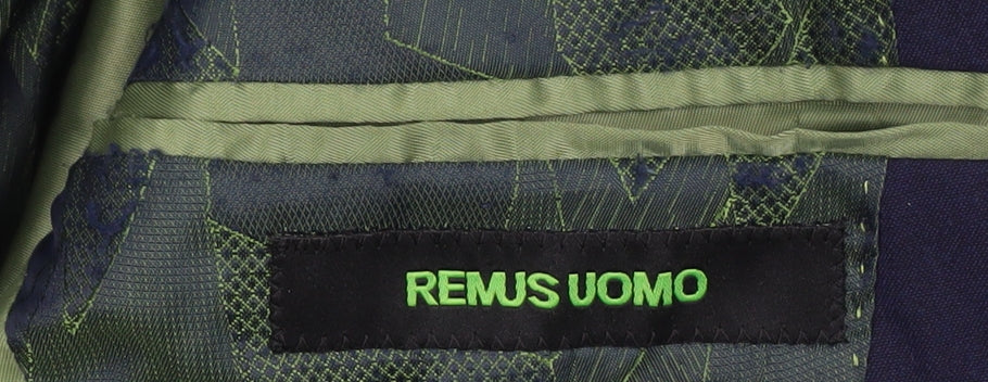 Mens UK Size 36 Remus Uomo Regular Blue Suit Jacket