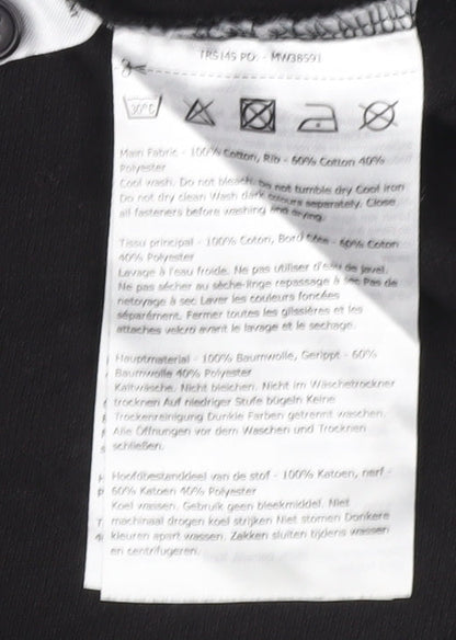 Regatta Professional Men's Black XL Polo Shirt Cotton Blend Workwear