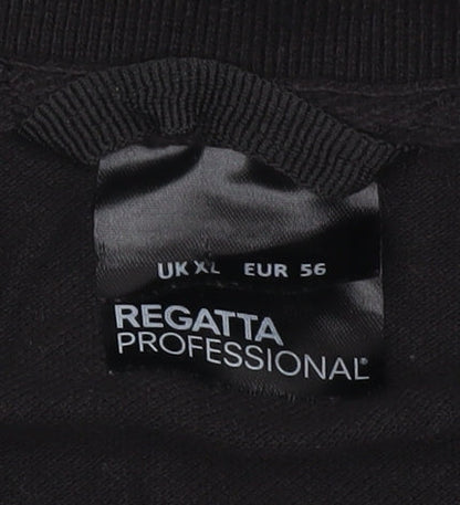 Regatta Professional Men's Black XL Polo Shirt Cotton Blend Workwear