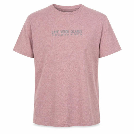 Sea Tribe Men’s Pink XL Graphic Crew Neck Cotton Blend T-Shirt