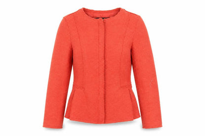 Womens UK Size S Zara Basic Red Basic Jacket