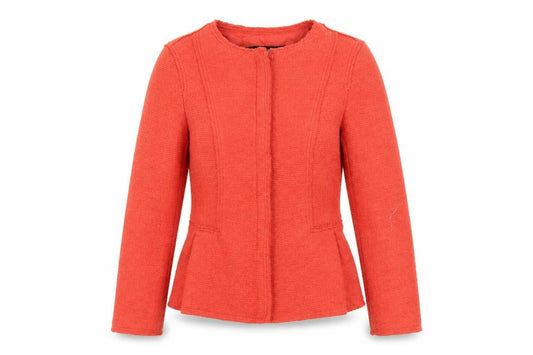 Womens UK Size S Zara Basic Red Basic Jacket