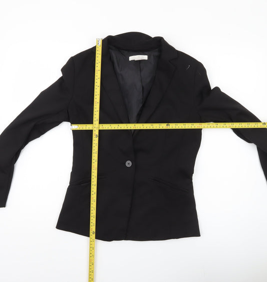 H&M Women’s Black Blazer Size 10 Tailored Workwear Jacket