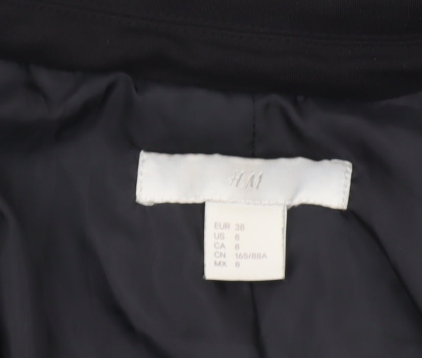 H&M Women’s Black Blazer Size 10 Tailored Workwear Jacket