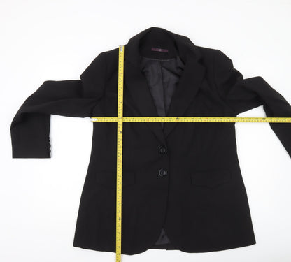 Evans Women’s Black Size 16 Single-Breasted Suit Jacket Blazer