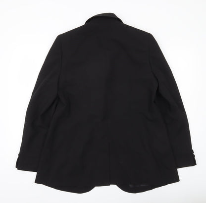 Evans Women’s Black Size 16 Single-Breasted Suit Jacket Blazer