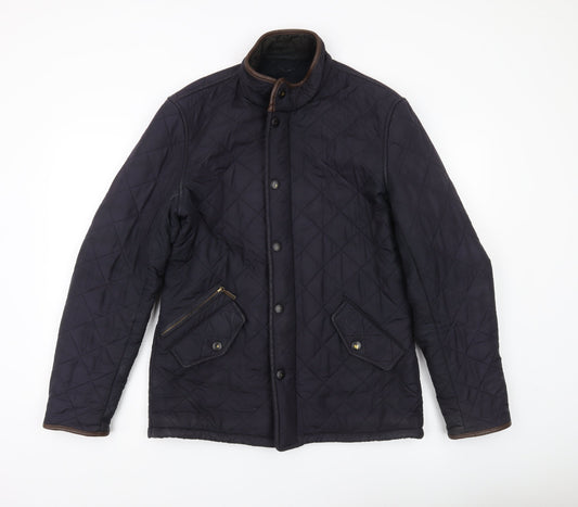 Barbour Mens Jacket Outdoor Black Size Large