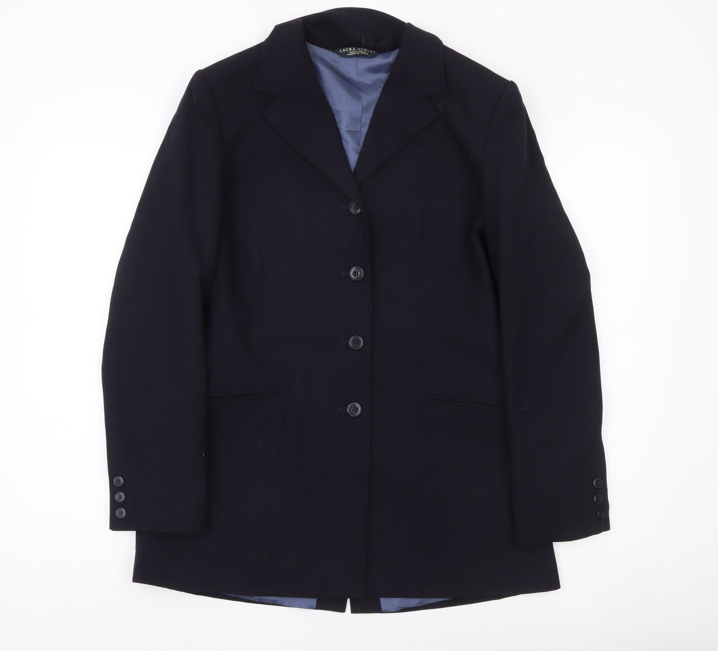 Laura Ashley Women’s Black Wool Suit Jacket UK 12 Regular Fit