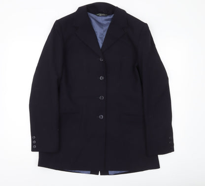 Laura Ashley Women’s Black Wool Suit Jacket UK 12 Regular Fit