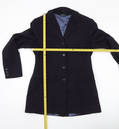 Laura Ashley Women’s Black Wool Suit Jacket UK 12 Regular Fit
