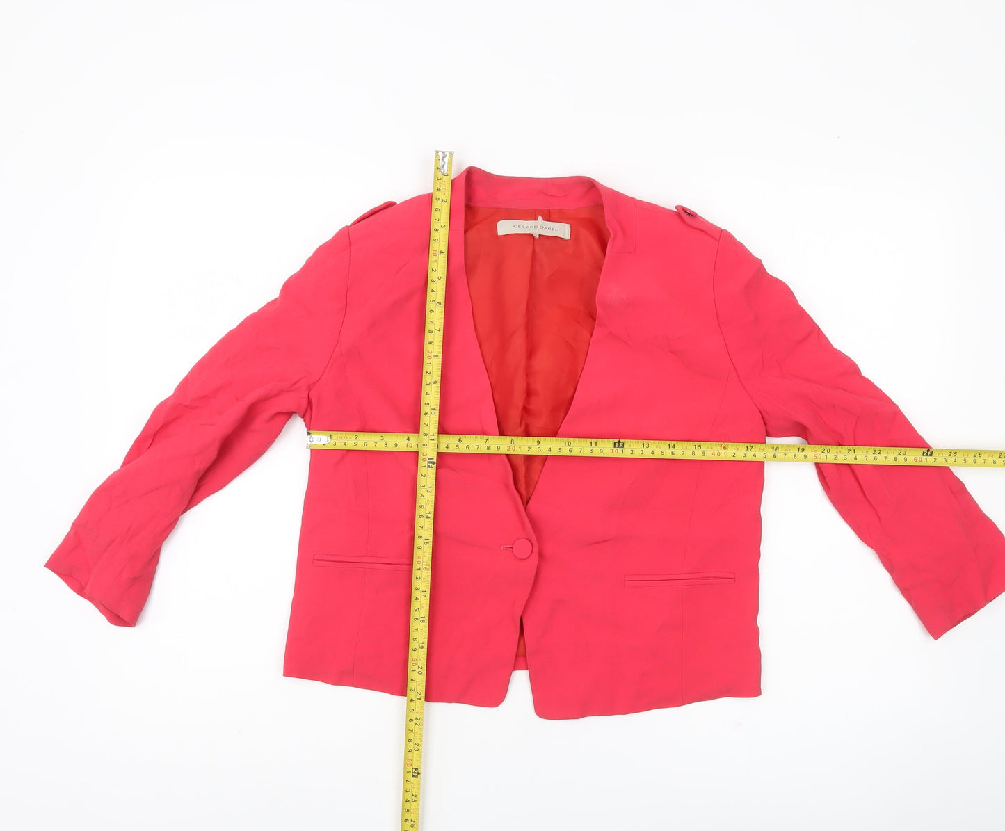 Womens UK Size 8 Gerard Darel Regular Red Blazer