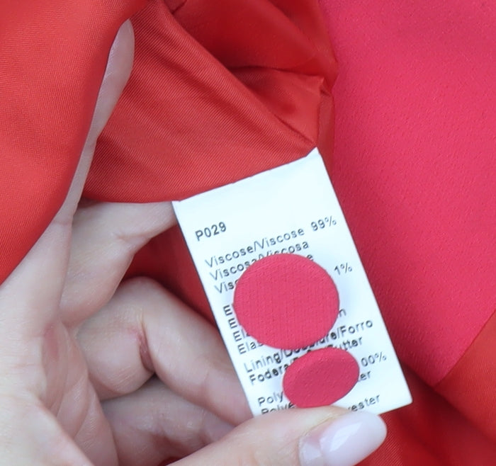 Womens UK Size 8 Gerard Darel Regular Red Blazer