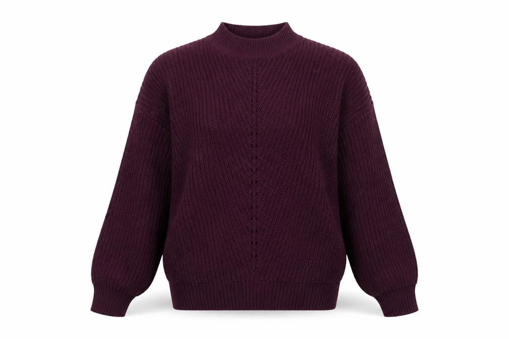 Womens UK Size M Beloved Purple Pullover Jumper
