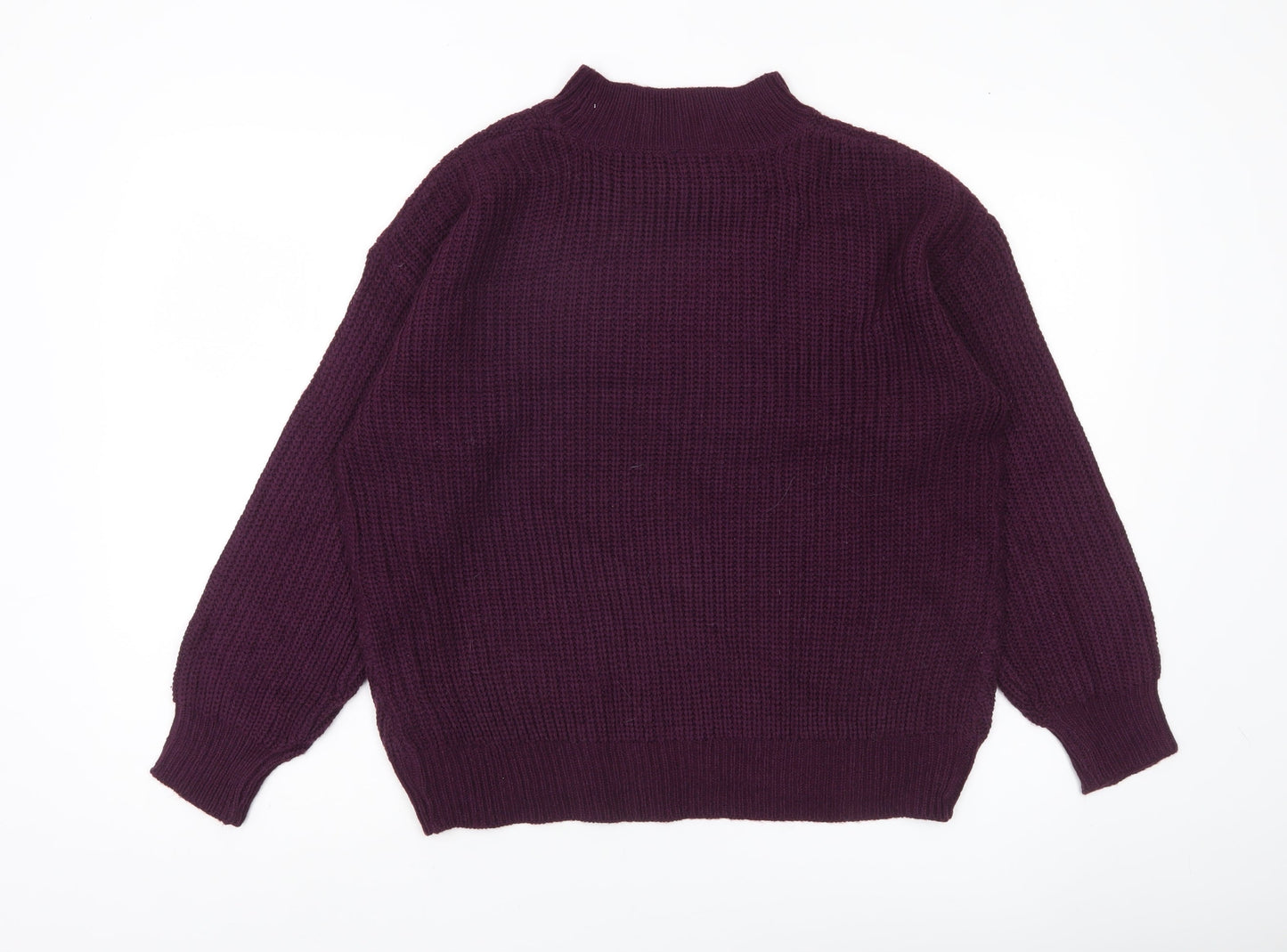 Womens UK Size M Beloved Purple Pullover Jumper
