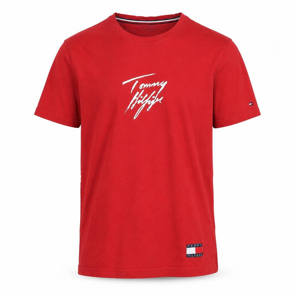 Mens UK Size M Tommy Hilfiger Red  T-Shirt