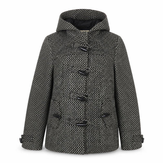 Womens UK Size 12 BHS Black Duffle Coat