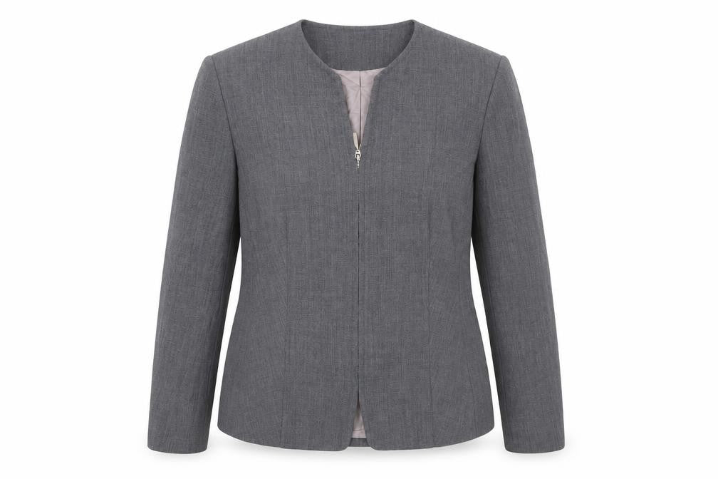 Womens UK Size 16 J Taylor Grey Basic Jacket