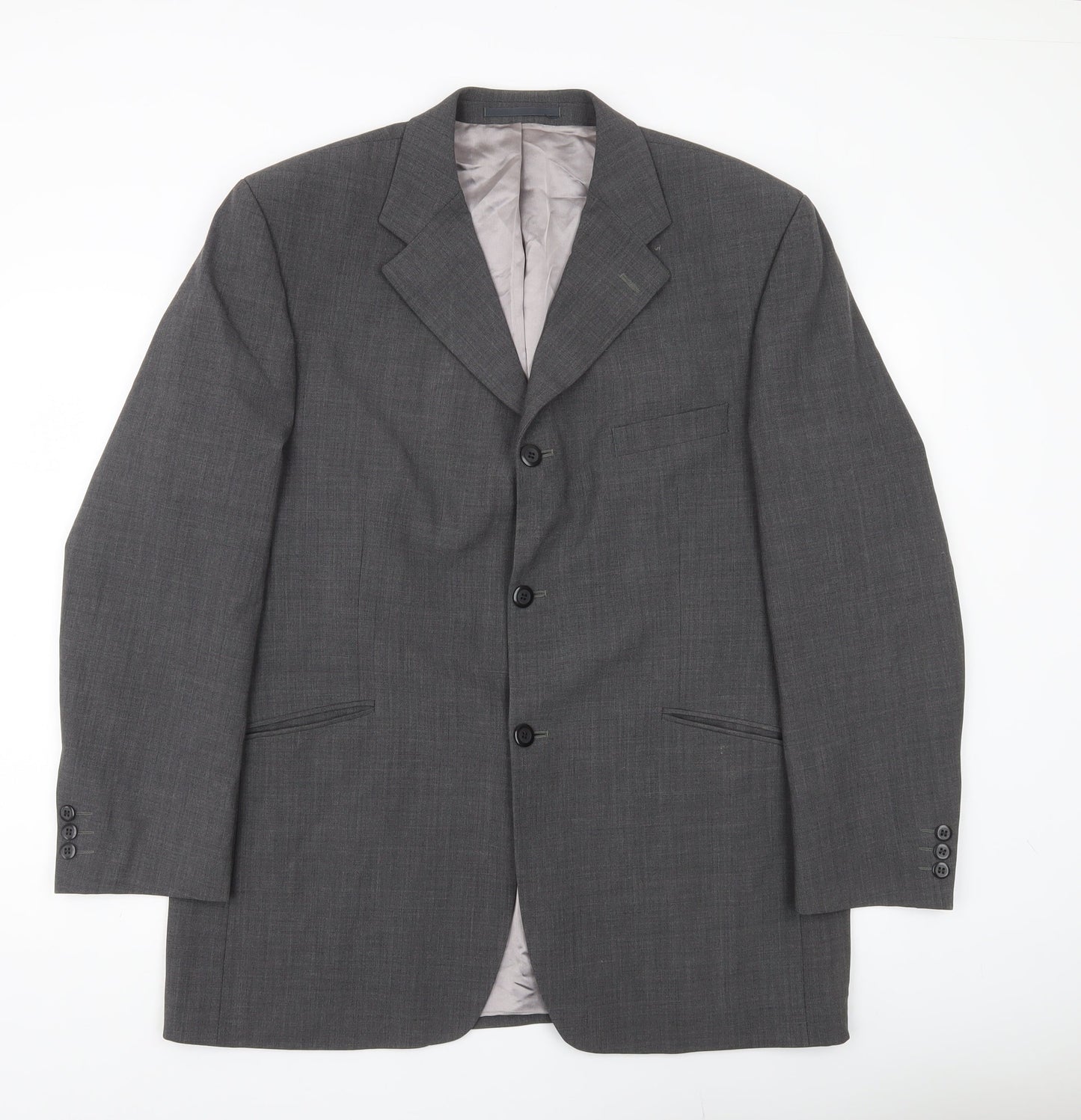 Gibson Men’s Grey Wool Blend 42” Regular Blazer Jacket