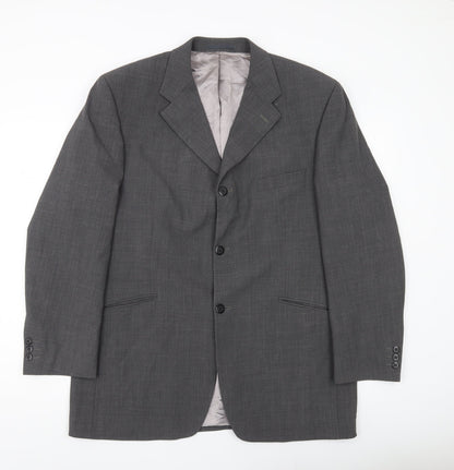 Gibson Men’s Grey Wool Blend 42” Regular Blazer Jacket