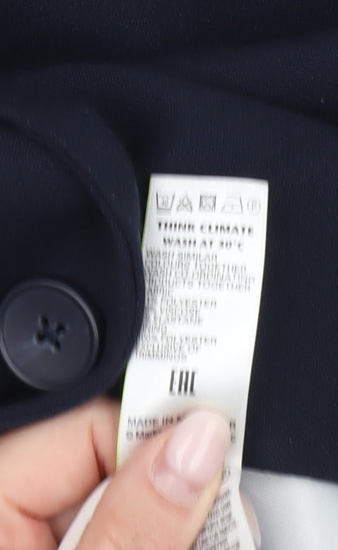 Marks and Spencer Women’s Blue Blazer Jacket UK 18 Regular Fit